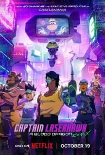 Постер Капитан Лазерхоук: Blood Dragon Remix